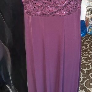 Connected Apparel Pink Cowl Neck Maxi Dress